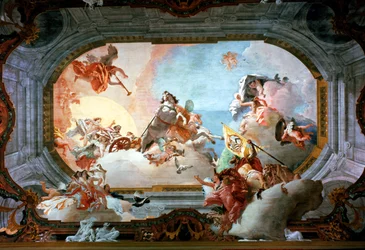 Allegorie van het Huwelijk van Rezzonico met Savorgnan